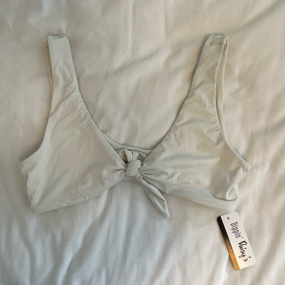 Dippin’ Daisy’s Ivory Bikini Top